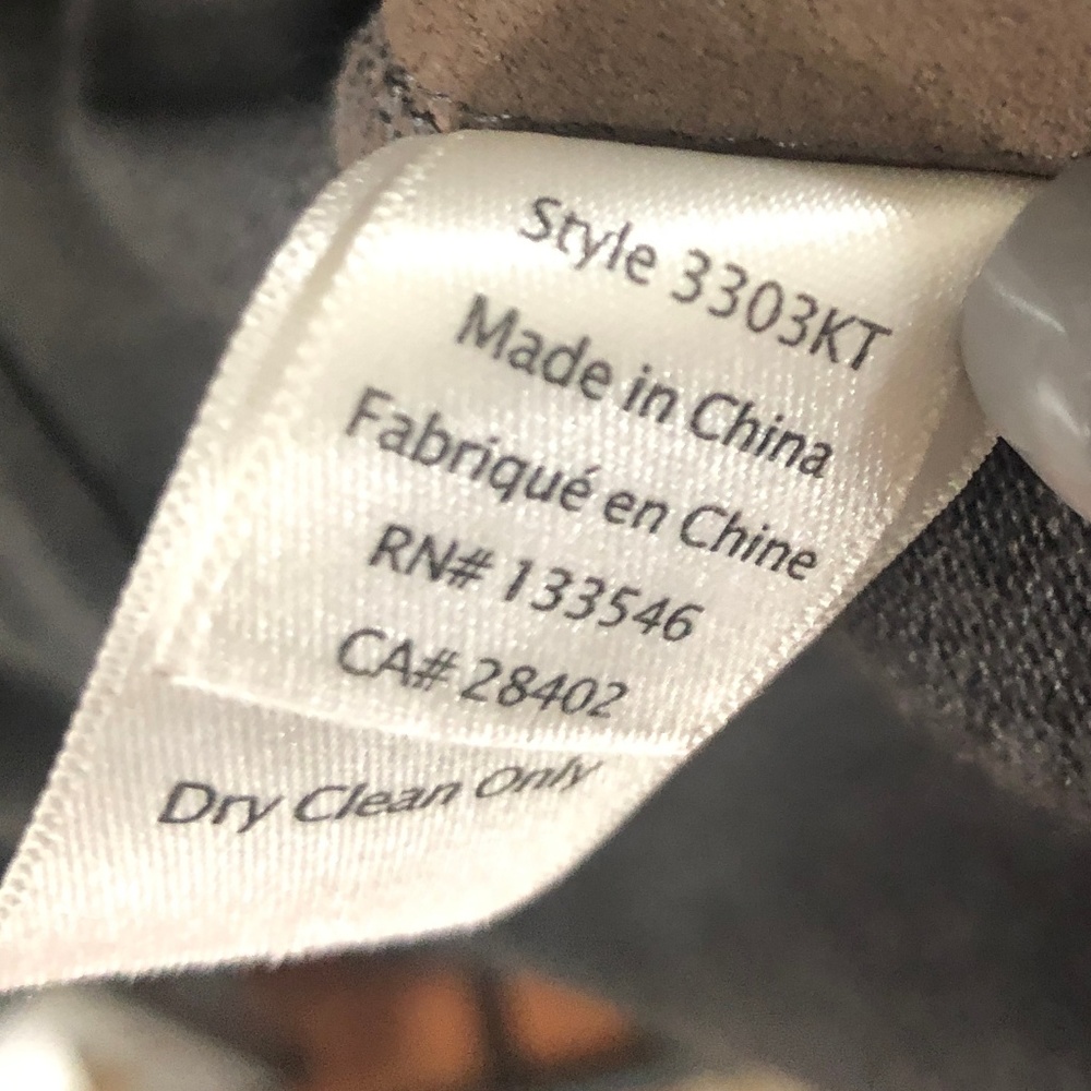 ecru Suede Wrap Cardigan Top - Picture 4 of 4